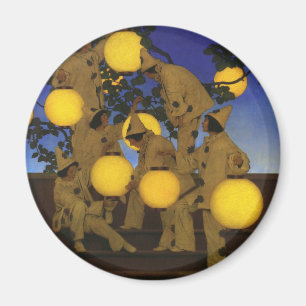 Aimant Maxfield Parrish Les Porteuses de Lanternes 1908 V