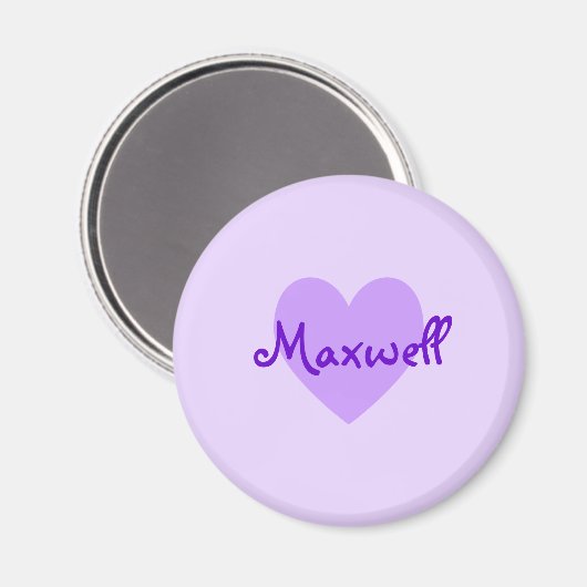 Aimant Maxwell en violet (Recto/Verso)