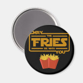 Aimant May the fries be with you (Recto/Verso)