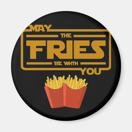 Aimant May the fries be with you (Devant)