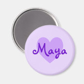 Aimant Maya en violet (Recto/Verso)