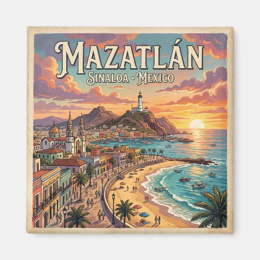 Aimant Mazatlán Mexique (Devant)