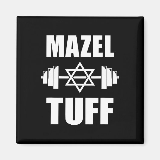 Aimant Mazel Tuff Drôle entraînement juif (Devant)