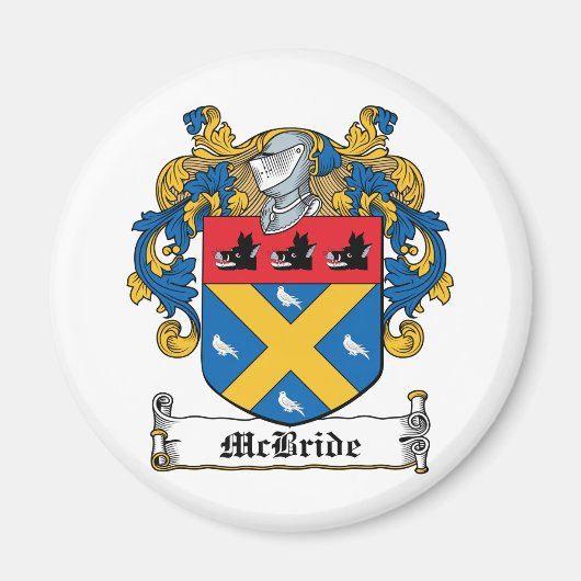 Aimant McBride Family Crest (Devant)