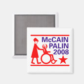 Aimant McCain Palin 2008 (Recto/Verso)