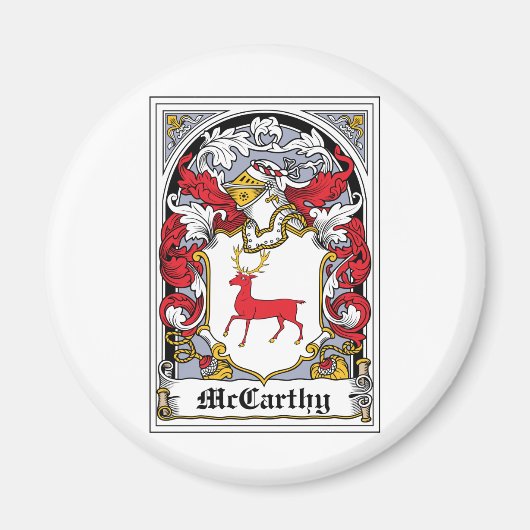 Aimant McCarthy Family Crest (Devant)