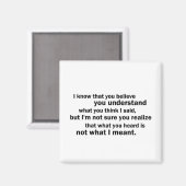 Aimant McCloskey sur la compréhension (Recto/Verso)