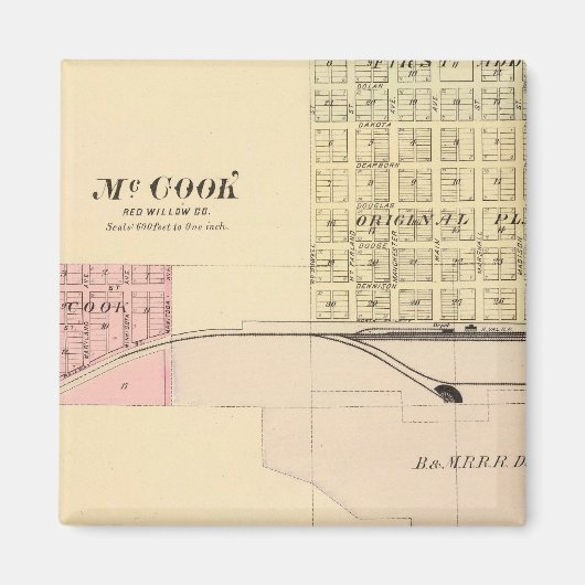 Aimant McCook, Nebraska (Devant)
