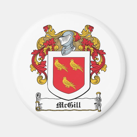 Aimant McGill Family Crest (Devant)