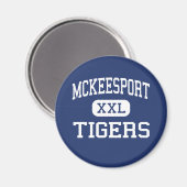 Aimant McKeesport - Tigres - Zone - McKeesport (Recto/Verso)