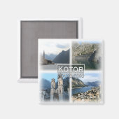 Aimant ME0022 Europe, Monténégro, Kotor, réfrigérateur (Recto/Verso)