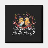 Aimant Me Marierez-Vous Mariage D'Argent Sarcastique (Devant)