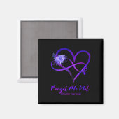 Aimant Me Not Alzheimerheimer Awareness (Recto/Verso)