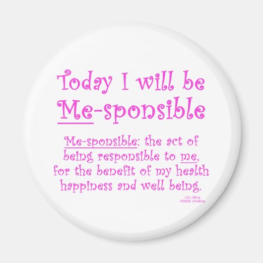 Aimant Me-Sponsible (Devant)