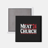 Aimant Meat Church 24 BBQ (Recto/Verso)
