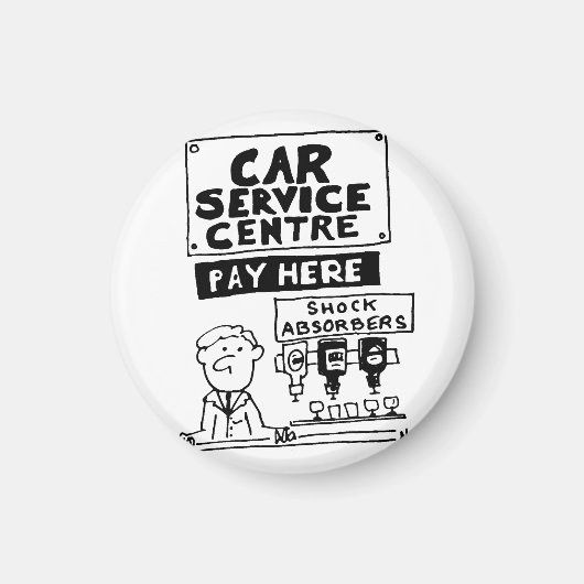 Aimant Mécanique du Centre de service automobile et amort (Devant)