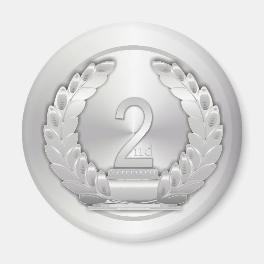 Aimant Médaille d'argent (Devant)