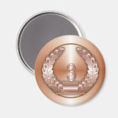 Aimant Médaille de bronze (Recto/Verso)