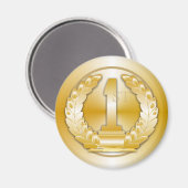 Aimant Médaille d'or (Recto/Verso)