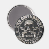 Aimant Médaille du 2e amendement (Recto/Verso)
