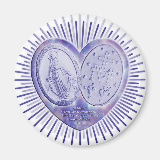 Aimant medaille miraculeuse / Wunderbare Medaille (Devant)