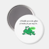 Aimant Médaille pas dans les affaires des sorcières (Recto/Verso)