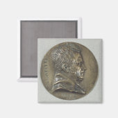 Aimant Médaillon avec portrait de Jacques Lafitte (Recto/Verso)