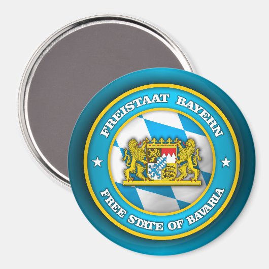 Aimant Médaillon de Bavière (Recto/Verso)