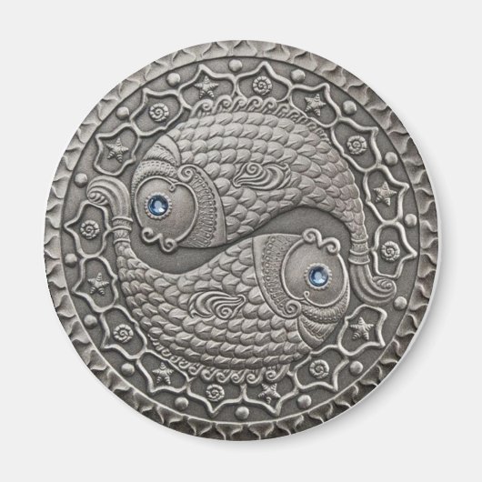 Aimant Médaillon des Poissons (Devant)