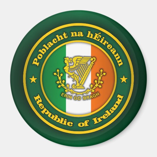 Aimant Médaillon irlandais 2 (Devant)