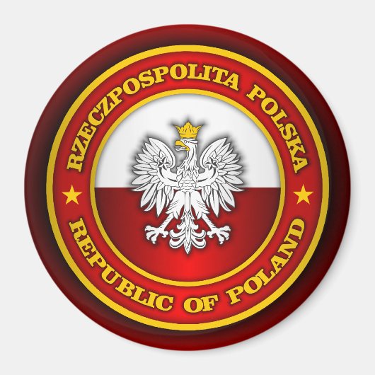 Aimant Médaillon polonais (Devant)