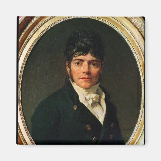 Aimant médaillon Portrait du Comte Esteve, 1804 (Devant)