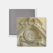 Aimant Médaillon représentant le baptême de Constantin (Recto/Verso)