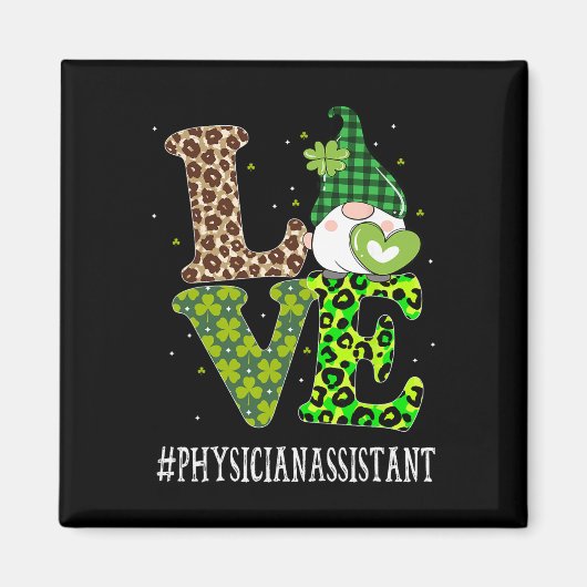 Aimant Médecin Amour Instantané Saint Patrick Gnome Léopa (Devant)