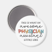 Aimant Médecin Assistant Funny Awesome PA Cadeaux (Recto/Verso)