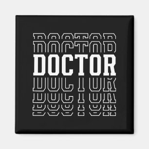 Aimant Médecin Hommes Drôles Texte Superposé Médical