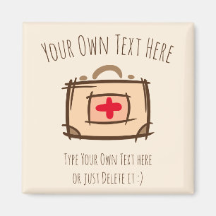 Aimant Médecin, urgence, infirmière, Modèle-cadeau paramé