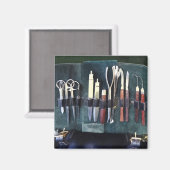 Aimant Médecins - Instruments chirurgicaux Circa Guerre c (Recto/Verso)