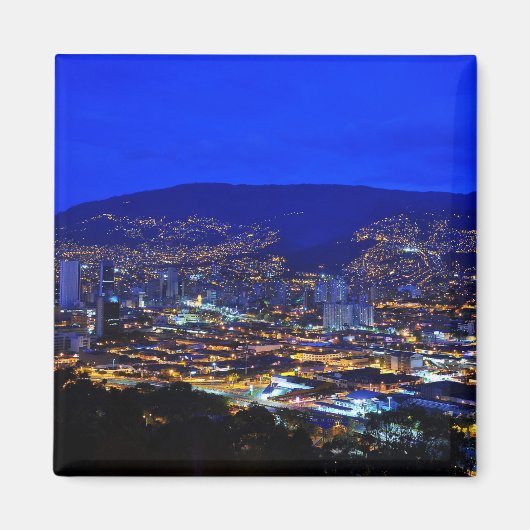 Aimant Medellin, Colombie à la nuit (Devant)
