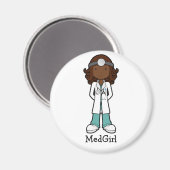 Aimant MedGirl (Recto/Verso)