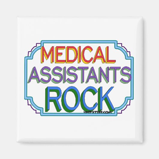 Aimant Médicale Assistants Rock (Devant)
