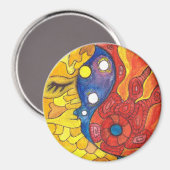 Aimant Medilludesign Moon Sun (Recto/Verso)