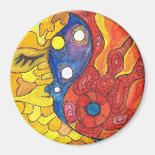 Aimant Medilludesign Moon Sun (Devant)