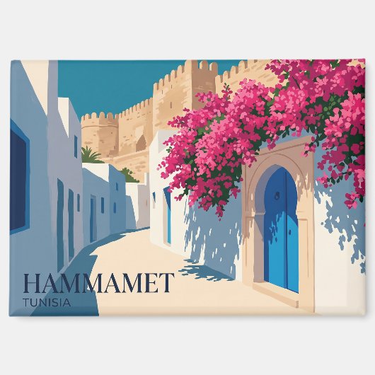 Aimant Médina de Hammamet Tunisie (Recto)