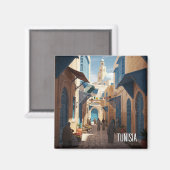 Aimant Médina Tunis Tunisie Travel (Recto/Verso)