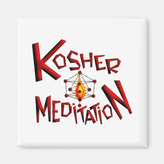 Aimant Méditation cachère (Devant)