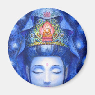 Aimant Méditation de minuit Kuan Yin de zen