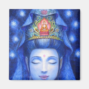 Aimant Méditation de minuit Kuan Yin de zen