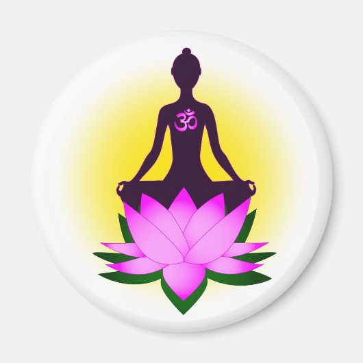 Aimant Méditation du yoga (Devant)
