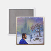 AIMANT MÉDITATION D'UN CHEVALIER (Recto/Verso)